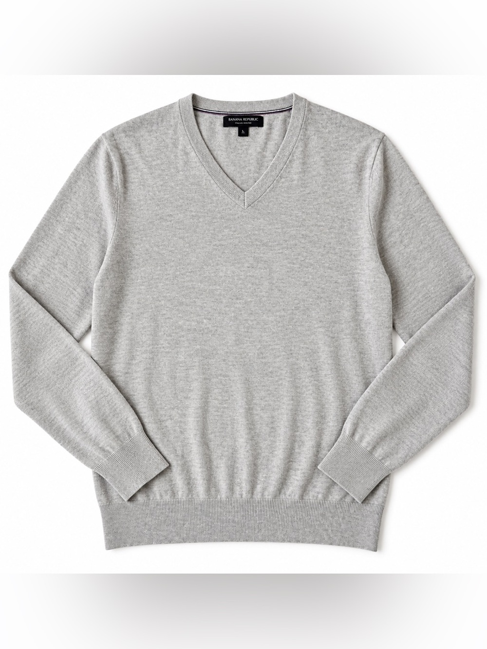EUC Banana Republic Luxury Blend Silk Cashmere V Neck Sweater—Sz Medium